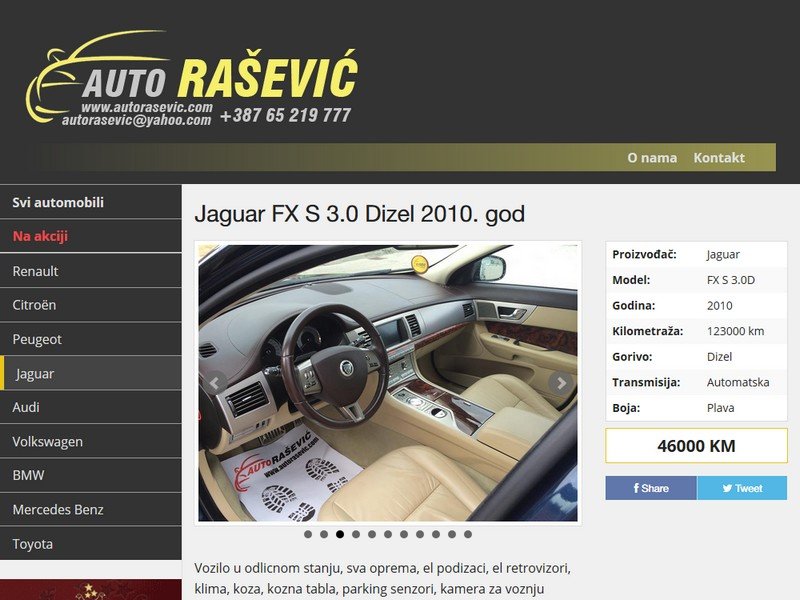Auto Rasevic Pale one car